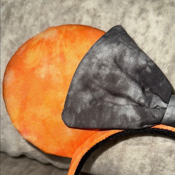 Orange and Black Disney ears Headband - Picture 2 of 4